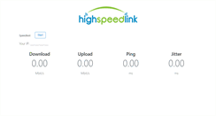 Desktop Screenshot of bandwidth.highspeedlink.net